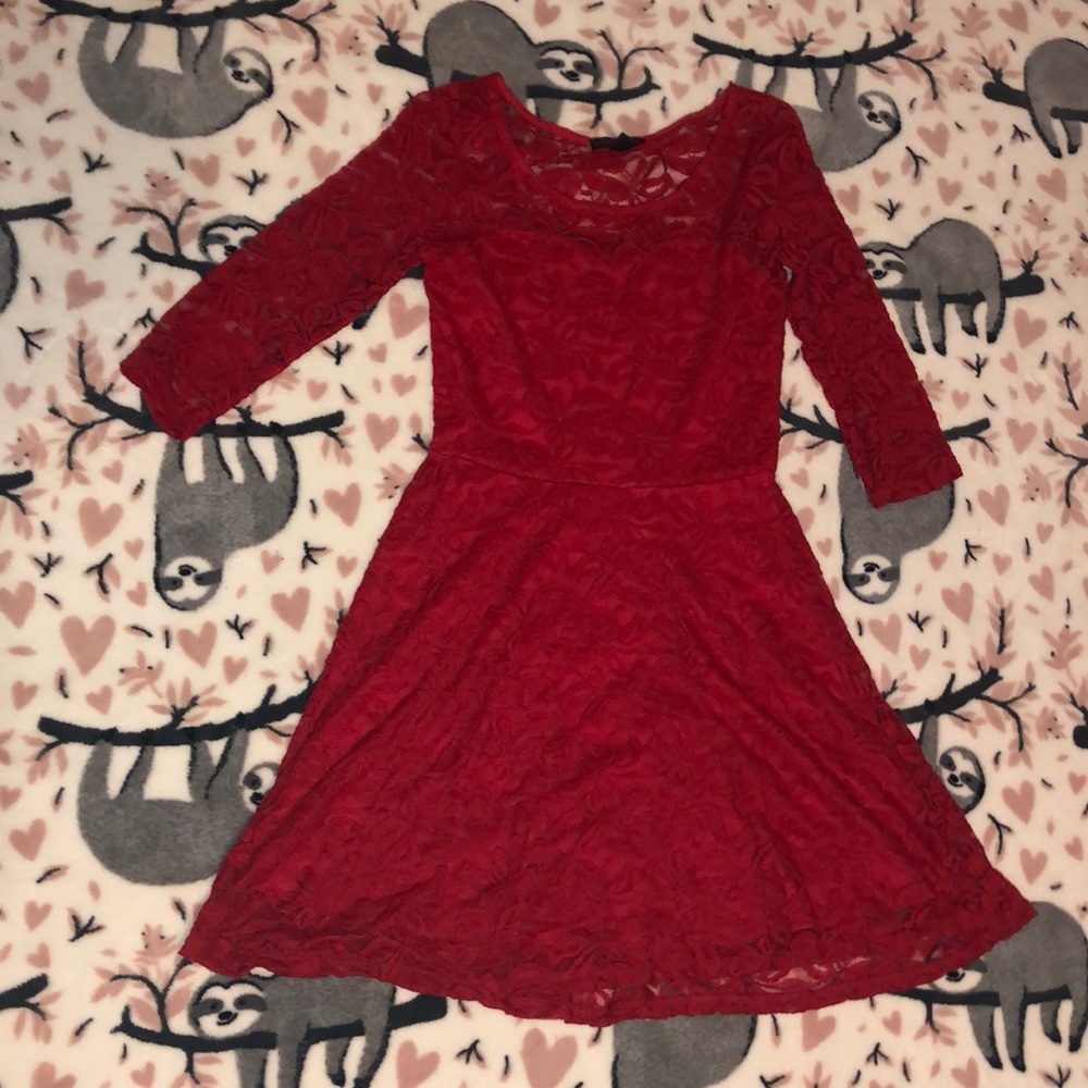 Cute red dress